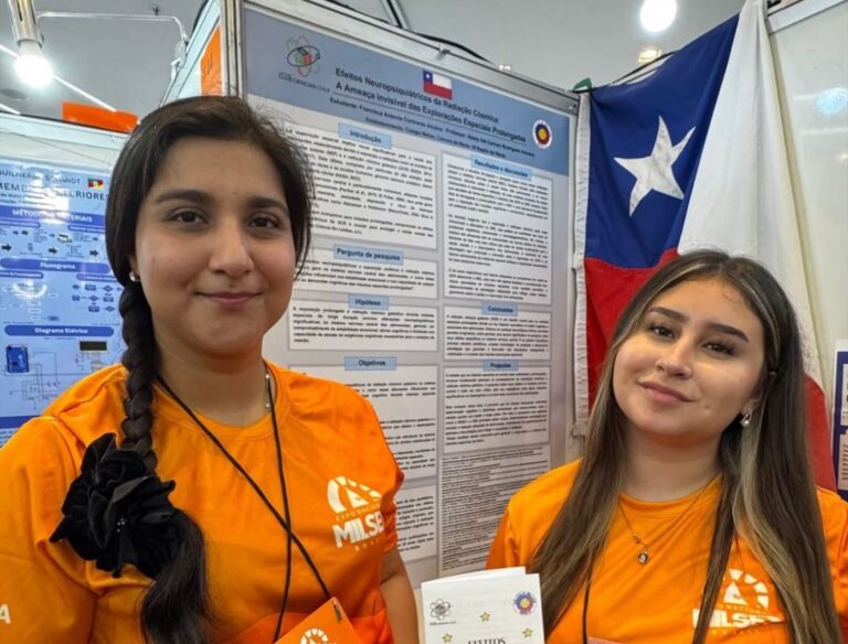 Científica en formación: Joven maulina expusó sobre neurociencia y exploración espacial en Brasil
