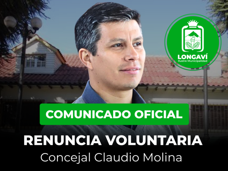 Concejal de Longaví presenta sorpresiva renuncia voluntaria al cargo
