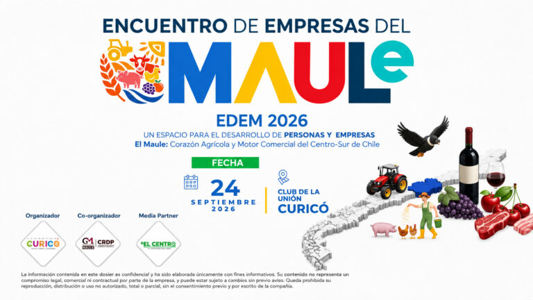 El Maule tendrá su primer gran encuentro empresarial regional con EDEM 2026