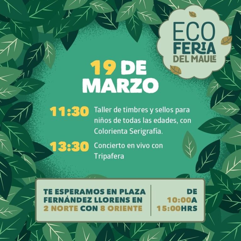 Panorama para el finde: Ecoferia del Maule