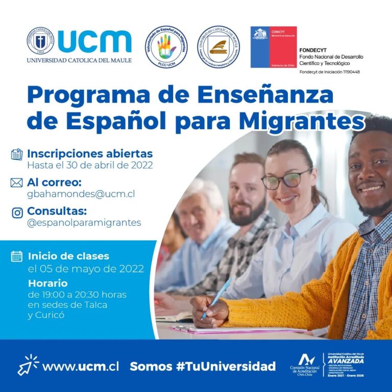 Programa de Voluntariado de Español para Migrantes de la UCM inició con éxito en Talca y Curicó