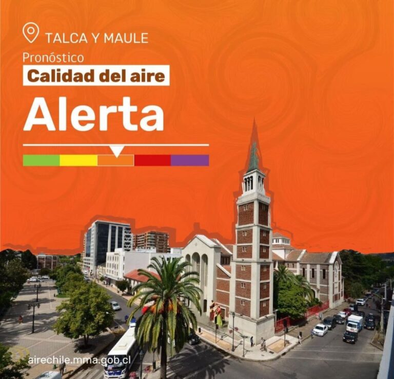 Se decreta primera Alerta Ambiental para Talca y Maule por malas condiciones de ventilación