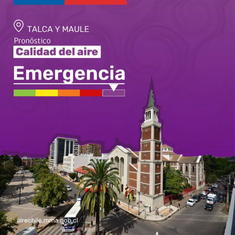 Empeora el aire en Talca y Maule: Delegado Humberto Aqueveque decretó la primera Emergencia Ambiental del 2022