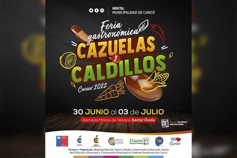 Curicó: Feria gastronómica Cazuelas y Caldillos