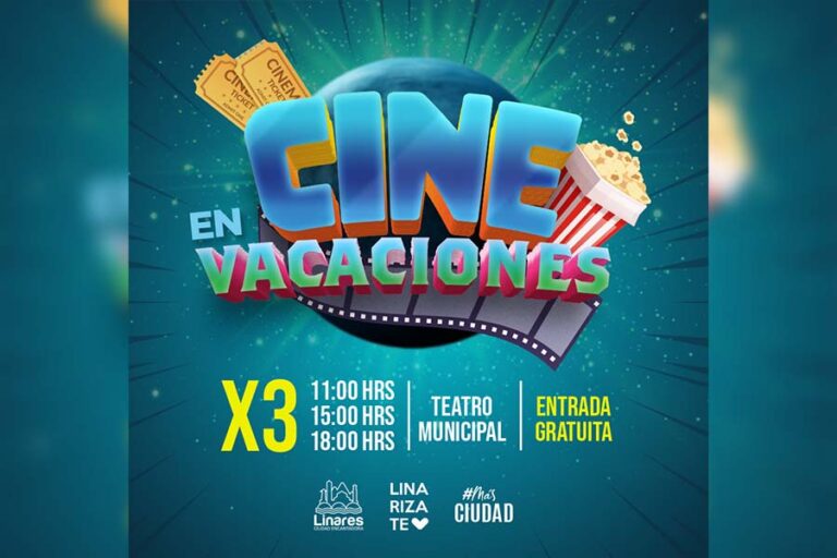 Niños y niñas de Linares podrán disfrutar de películas gratis durante las vacaciones de invierno