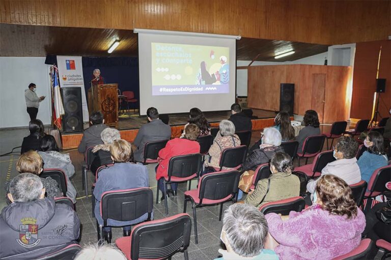 Constitución se unió al programa para adultos mayores de la Organización Mundial de la Salud