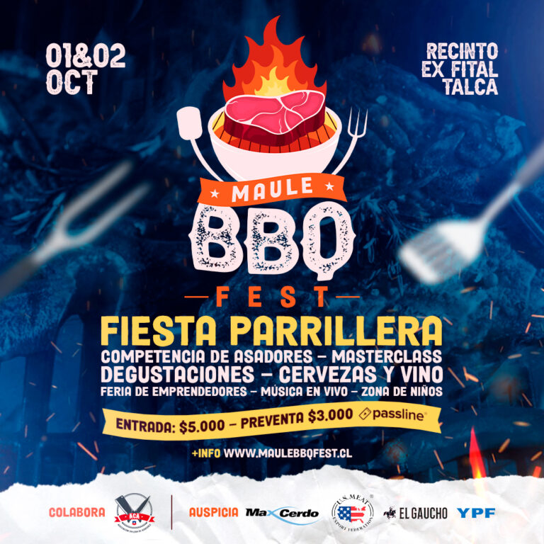 Maule BBQ Fest: La fiesta parrillera que llega a la exFital de Talca