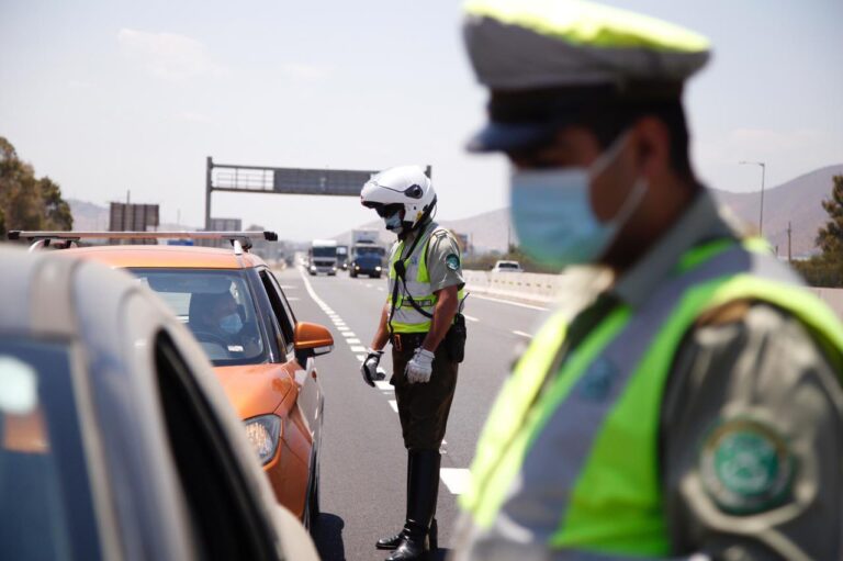 14 detenidos y 50 accidentes de tránsito dejó el balance policial en la Región del Maule tras fin de semana largo