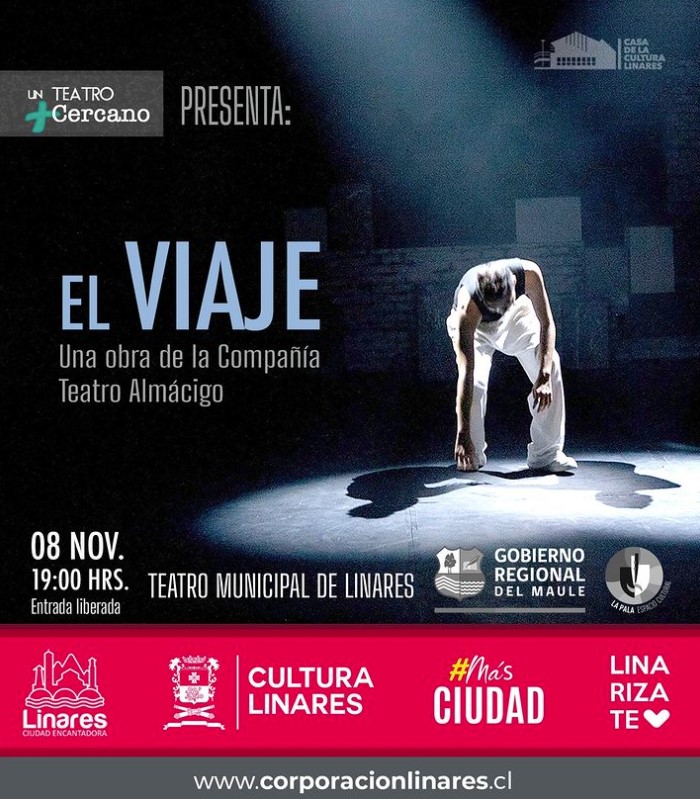 La obra de teatro “El Viaje” se presentará en el Teatro Municipal de Linares