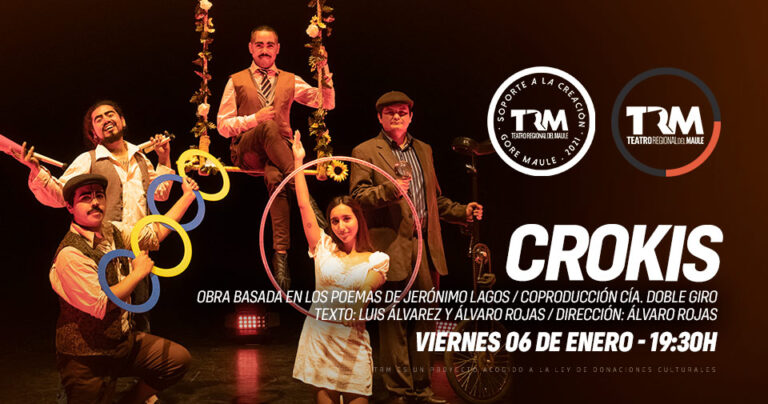 La obra Crokis se presentará en el Teatro Regional del Maule