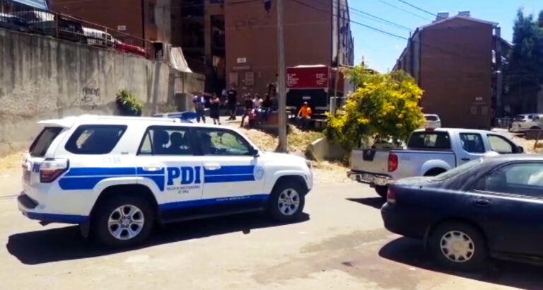 PDI investiga homicidio con arma de fuego en Villa Bicentenario de Constitución