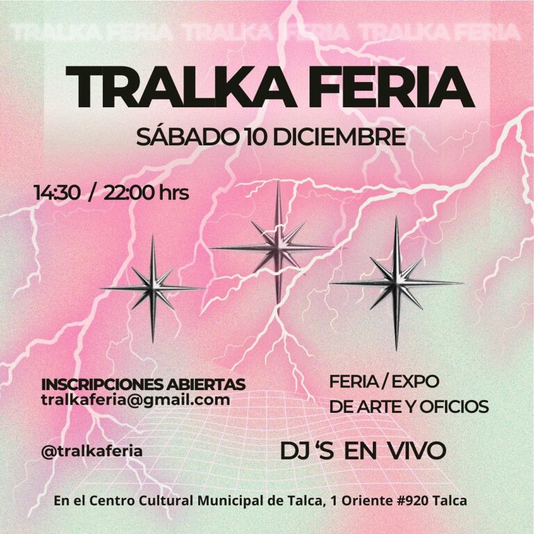 Feria de arte y oficios juveniles se realizará en Talca