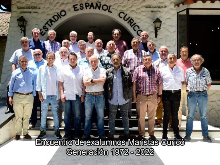 Ex Alumnos de la generación de 1972 del Instituto San Martín de Curicó celebraron 50 años de egreso