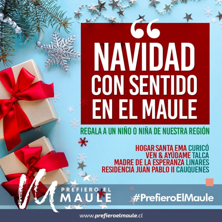 “Navidad con sentido”: la iniciativa que busca entregar regalos a niños de todo el Maule