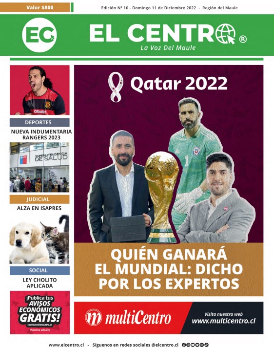 Nuevo semanario El Centro especial Mundial de Fútbol Qatar 2022