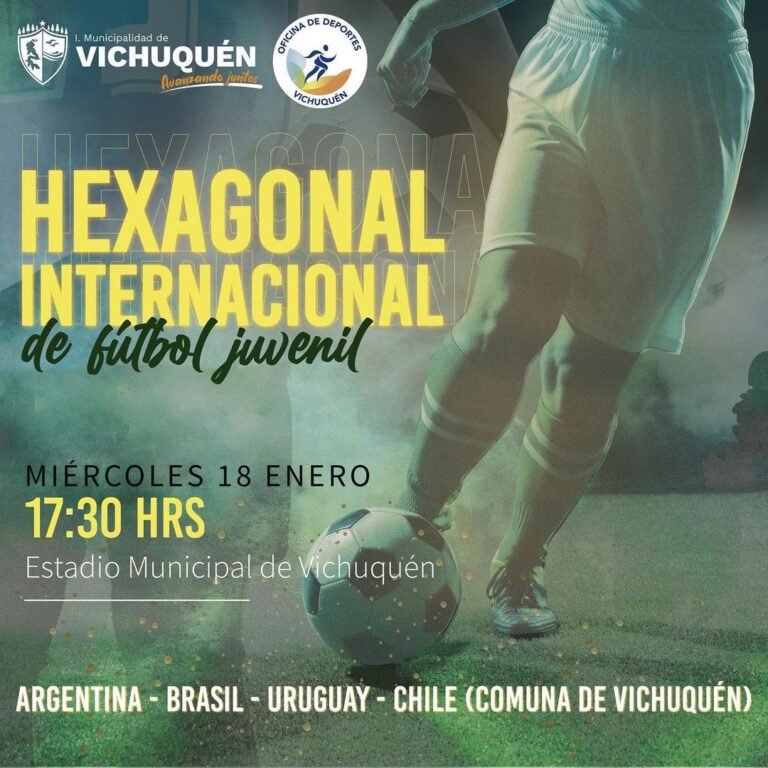 Municipalidad de Vichuquén realizará hexagonal internacional de fútbol infantil