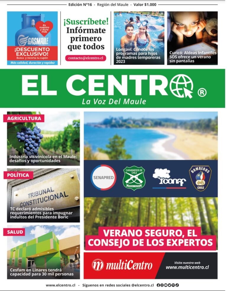 Ya está disponible El Centro, el semanario con toda la información que necesitas