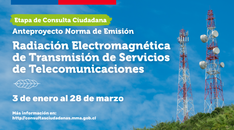 Llaman a participar en consulta pública para regular y controlar radiación electromagnética de antenas de telefonía móvil