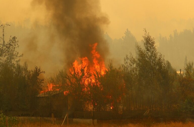 SENAPRED llama a evacuar Teno por incendio forestal