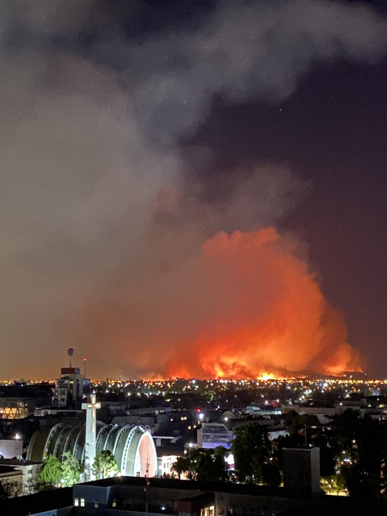 Grave siniestro se desató en Chillán: 20 personas evacuadas y más de 140  hectáreas consumidas