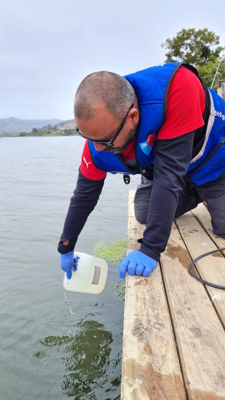 DGA Maule entrega resultados del monitoreo de calidad de aguas del lago Vichuquén y estero Llico