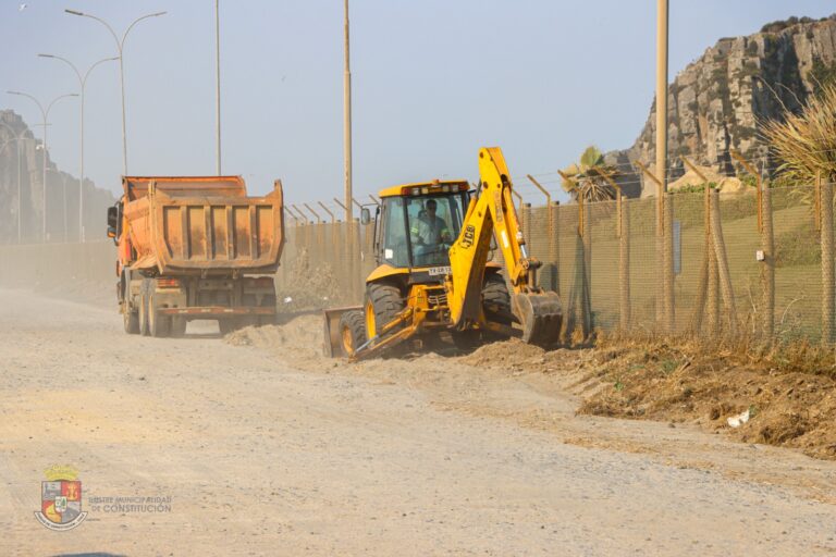 Constitución: Inician obras de pavimentación en Avenida “Costanera del Mar”