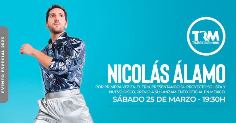 ¡Hoy se presenta Nicolás Álamo en el Teatro Regional!