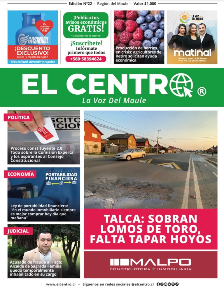 El Centro ya está disponible con el semanario más cargado de noticias