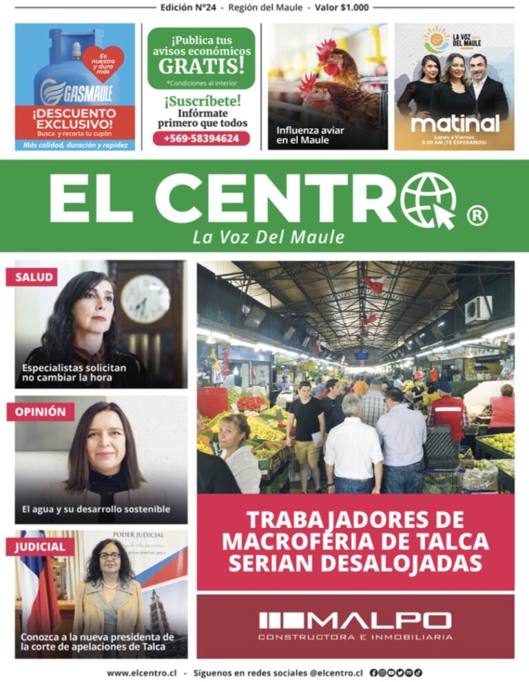 El Centro ya se encuentra cargado de noticias en tu quiosco más cercano