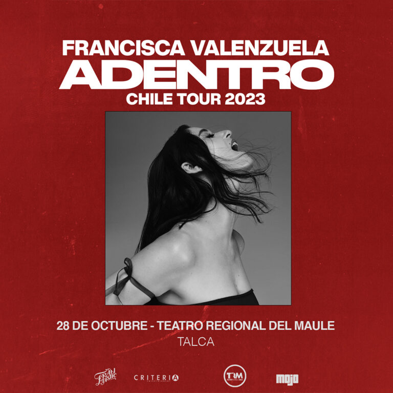 Talca: Francisca Valenzuela confirma fecha en la capital maulina con su tour “ADENTRO”