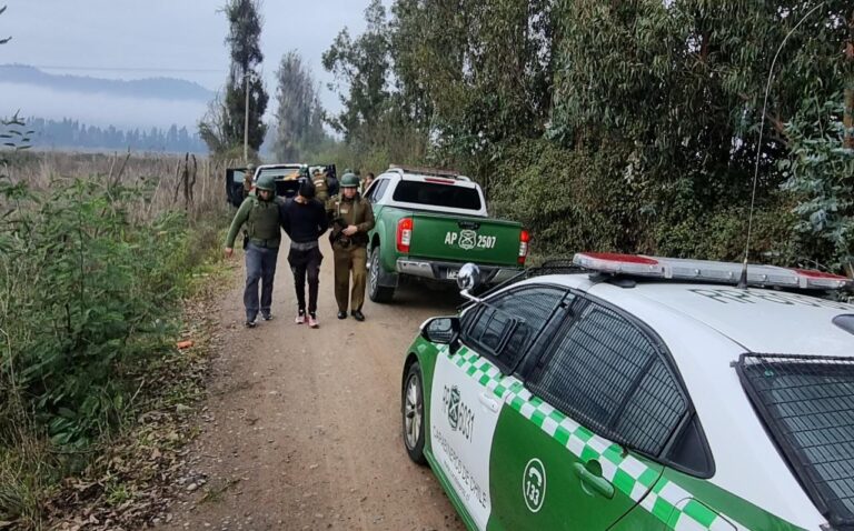 En Licantén detienen a dos delincuentes que sustrajeron camioneta en domicilio de Curicó