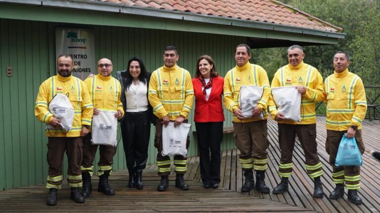 Reconocimiento a brigadistas maulinos que combatieron incendios forestales en Canadá