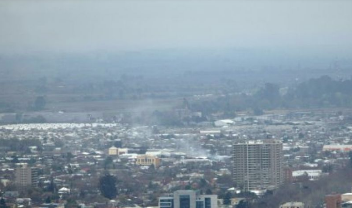 Talca y Linares: Comunas figuran dentro de las 15 ciudades más contaminadas del país