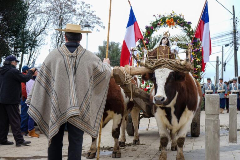 Fiesta de la Virgen del Carmen en Pelarco reunió a cientos de feligreses