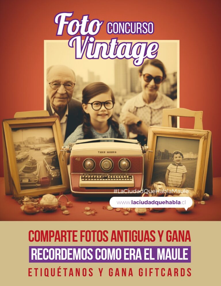 ¡Atención Fotógrafos maulinos! La Ciudad que Habla lanza foto concurso vintage 