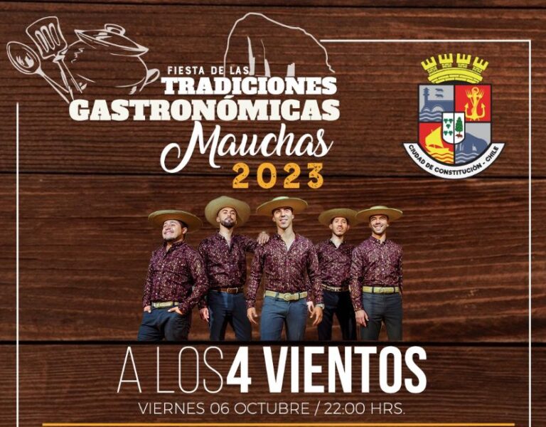 Constitución: Hoy parte la Fiesta de las Tradiciones Gastronómicas Mauchas 