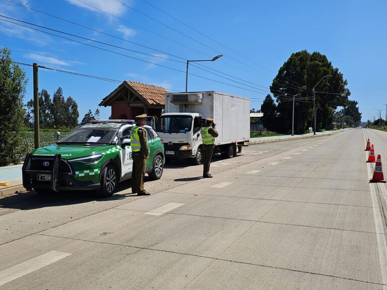 Cauquenes y Linares: Carabineros trabaja en labores preventivas de tránsito