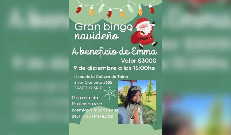 Bingo Navideño Solidario a Beneficio de Emma