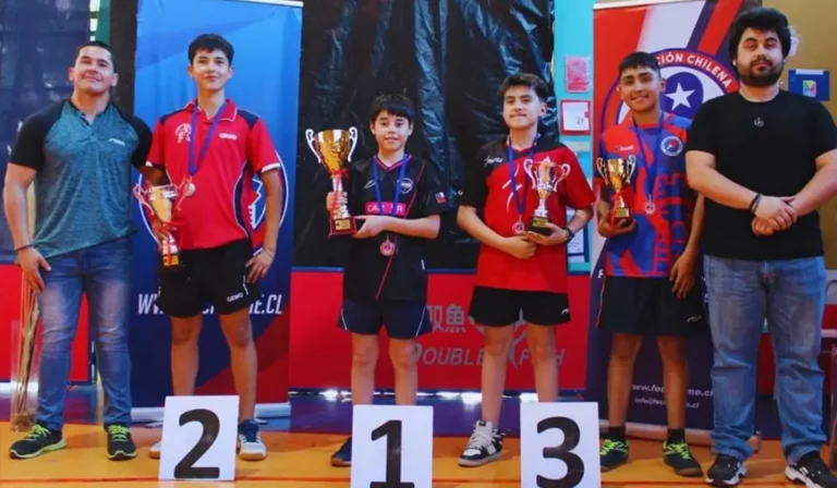 Club Deportivo Escuela de Tenis de Mesa Talca Destaca en la Final Nacional Federada de Categorías Menores en Santiago