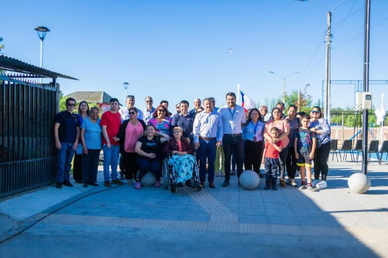 San Javier: Inauguran plaza para Villa Sol del Maule