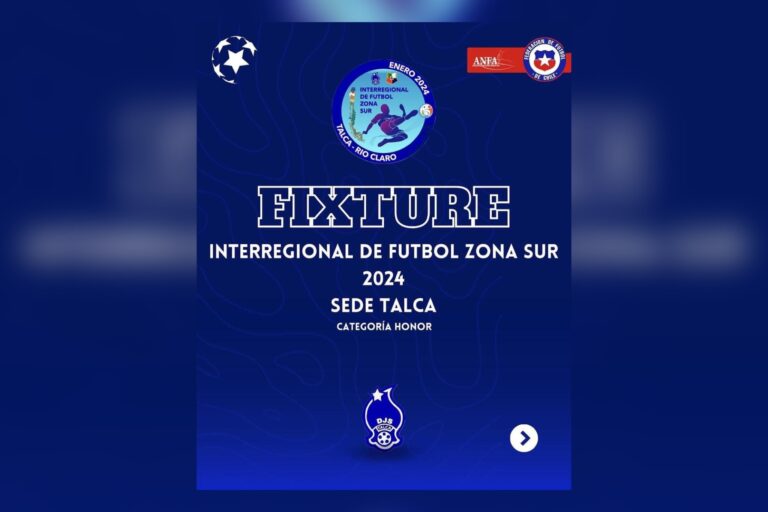 Fixture: Campeonato de fútbol Interregional Zona Sur
