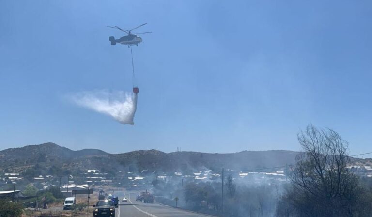 San Javier: hombre murió electrocutado y provocó incendio forestal