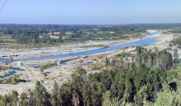 DGA comprobó extracción ilegal de áridos  desde el Río Maule