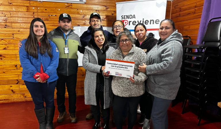 Constitución y Curicó SENDA presentan programa de prevención comunitaria 