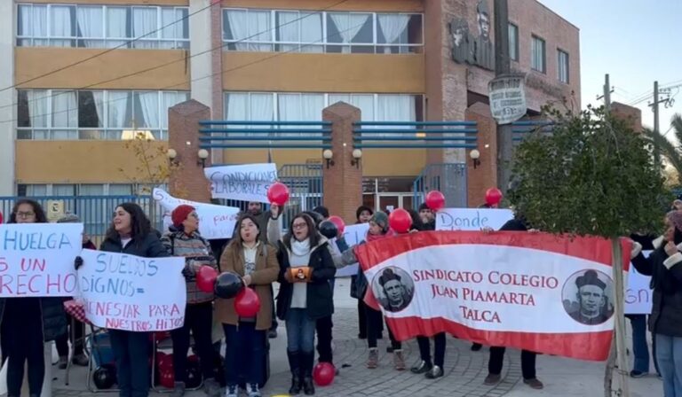 Colegio Juan Piamarta de Talca sigue en huelga tras fallida mediación en Inspección del Trabajo