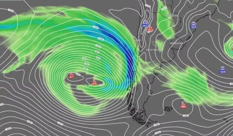 ¿Cuáles son las características del ciclón extra tropical que llegará al Maule este miércoles?