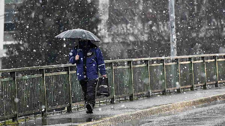 El pronóstico para este fin de semana es: frío y lluvia 