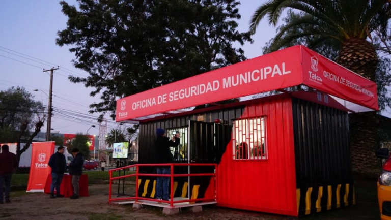 Inauguran nueva oficina municipal de seguridad en Talca