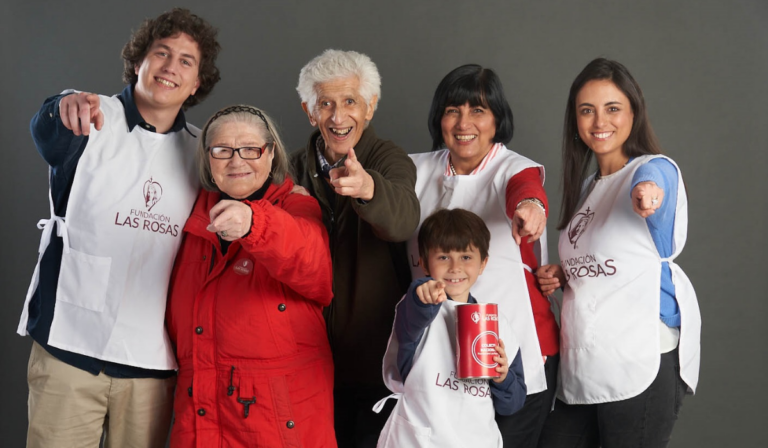 Campaña solidaria de Fundación Las Rosas: 4 días para ayudar a los mayores de Chile