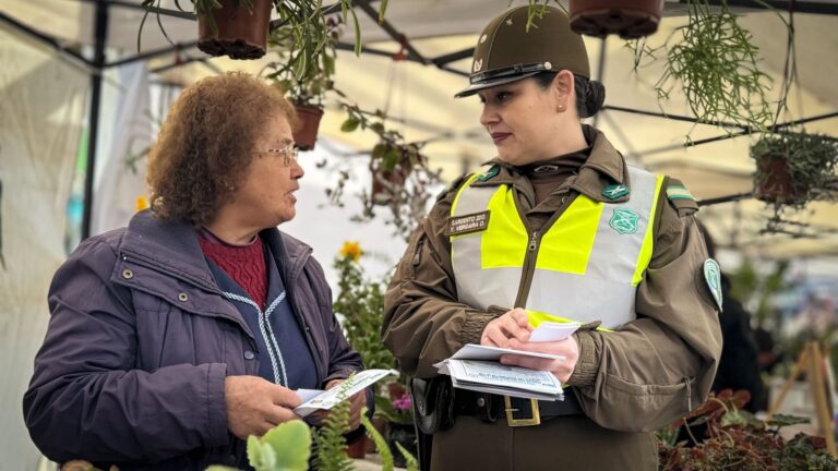 Carabineros lanza campaña para proteger a comerciantes de Talca